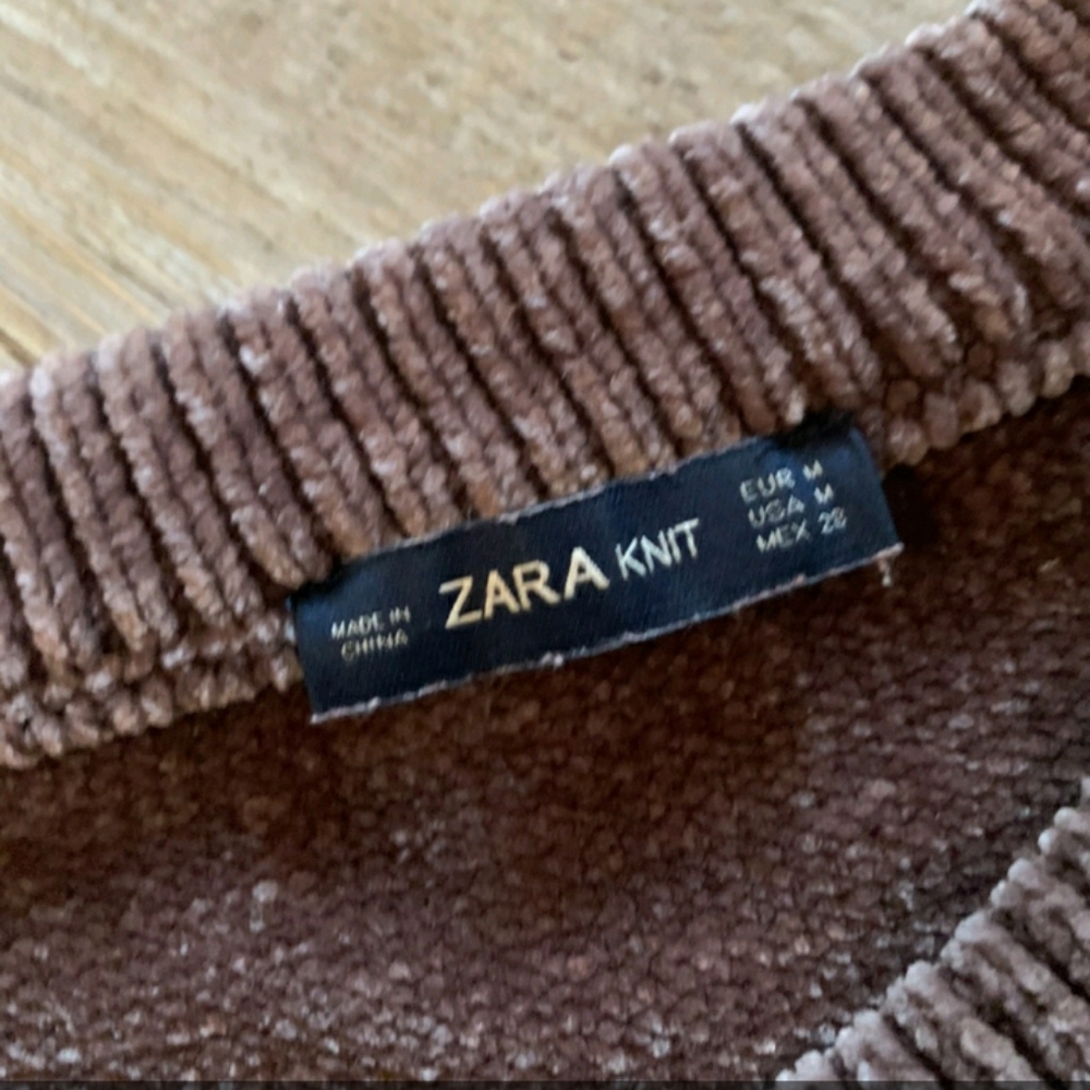 Zara Chenille Oversized Sweater - Picture 7 of 8